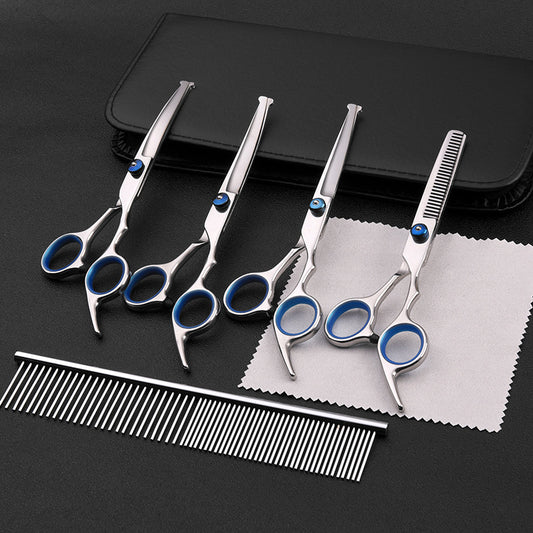6-inch Teddy Dog Hair Scissors Professional Pet Cleaning Beauty Tools Set - ScoutSnouts