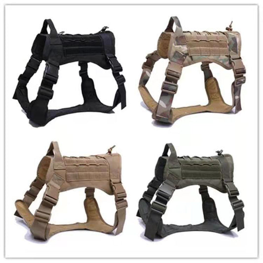 Military Tactical Dog Harness Service Working Pet Dog - ScoutSnouts