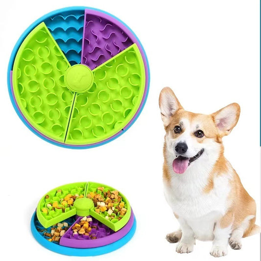 Household Pets Three-layer Slow Feeding Bowl Puzzle Rotating Dog Feeder Pet Products - ScoutSnouts