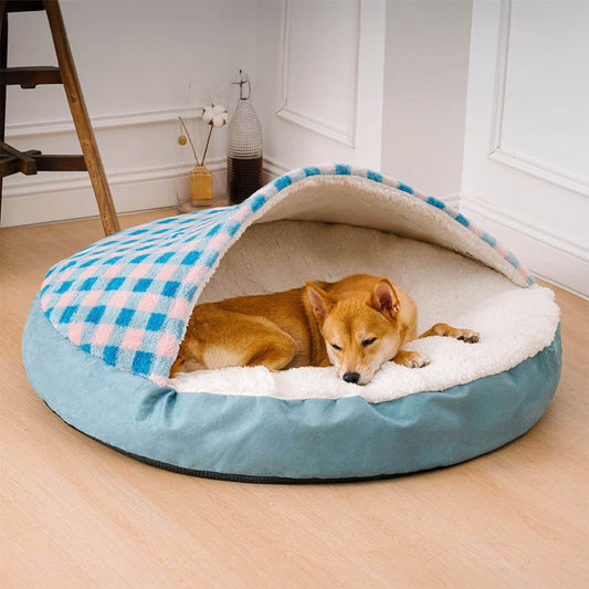 Plush Dog Nest Cat Bed Plush Dog Universal - ScoutSnouts