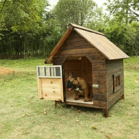 Wooden Kennel For All Seasons - ScoutSnouts