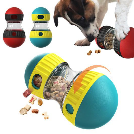 Food Dispensing Dog Toy Tumbler Leaky Food Ball Puzzle Toys Interactive Slowly Feeding Protect Stomach Increase Intelligence Pets Toy Pet Products - ScoutSnouts